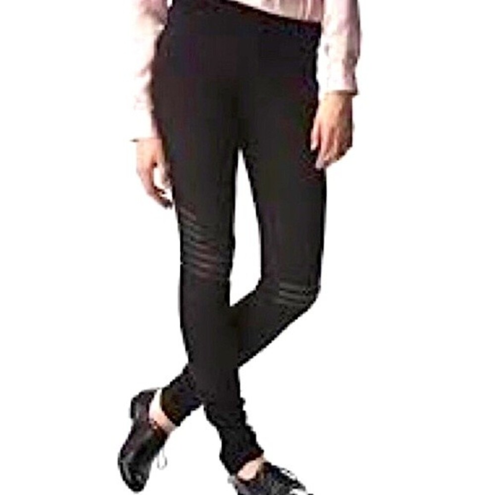 William Rast x Target Black Ponte Knit Moto Leggings Size Medium